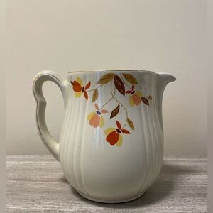 Hall Superior Autumn Leaf Jewel Tea 6” Creamer Pitcher